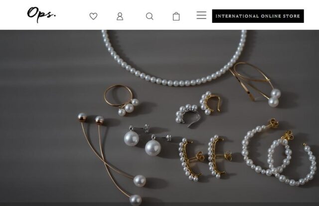Ops. オプス アクセサリー ジュエリー 特徴