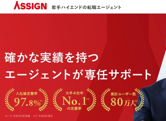 ASSIGN AGENT アサインエージェント 特徴