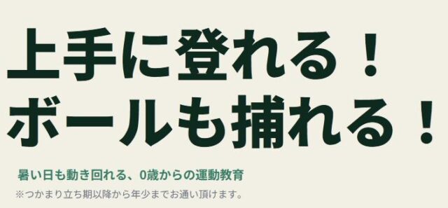 べびジム 特徴